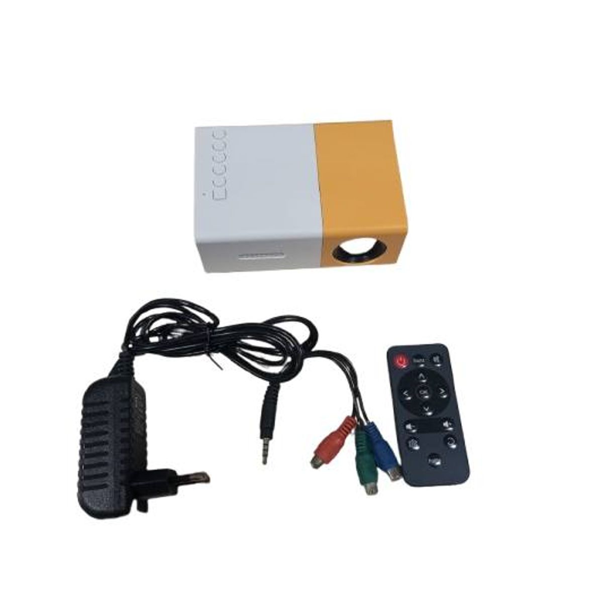 GENERICO - Proyector YG300 5V 2A entrada HDMI 13x9x5 cm