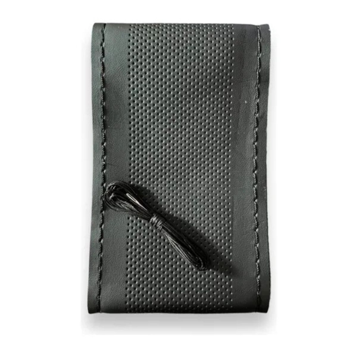 GENERICO - Funda Cubre Volante Cosido Antirresbalante 37-38CM NEGRO