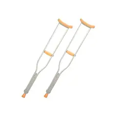 GENERICO - Par muletas anatómicas de aluminio ortopédica regulables