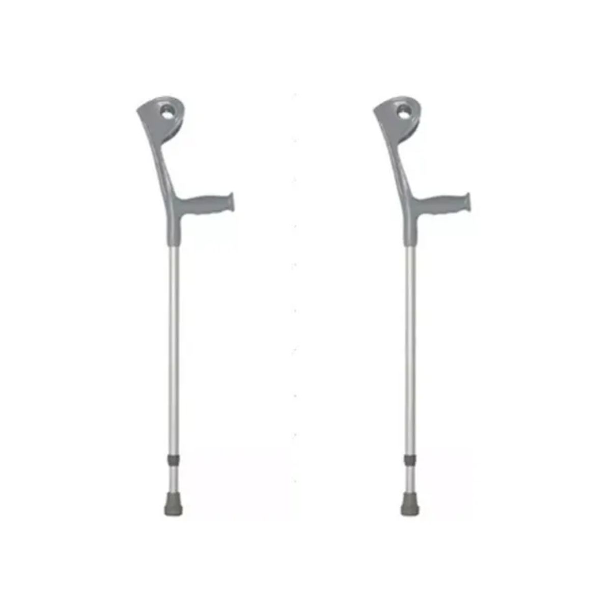 GENERICO - 2 bastón muleta canadiense regulable en altura