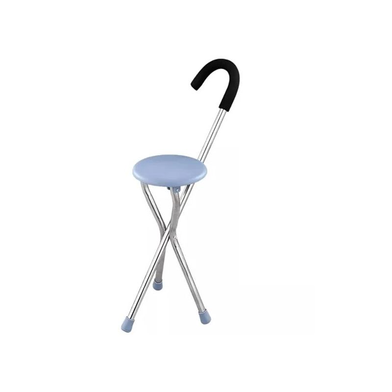 GENERICO - Baston con asiento plegable baston ortopédico bastones piso