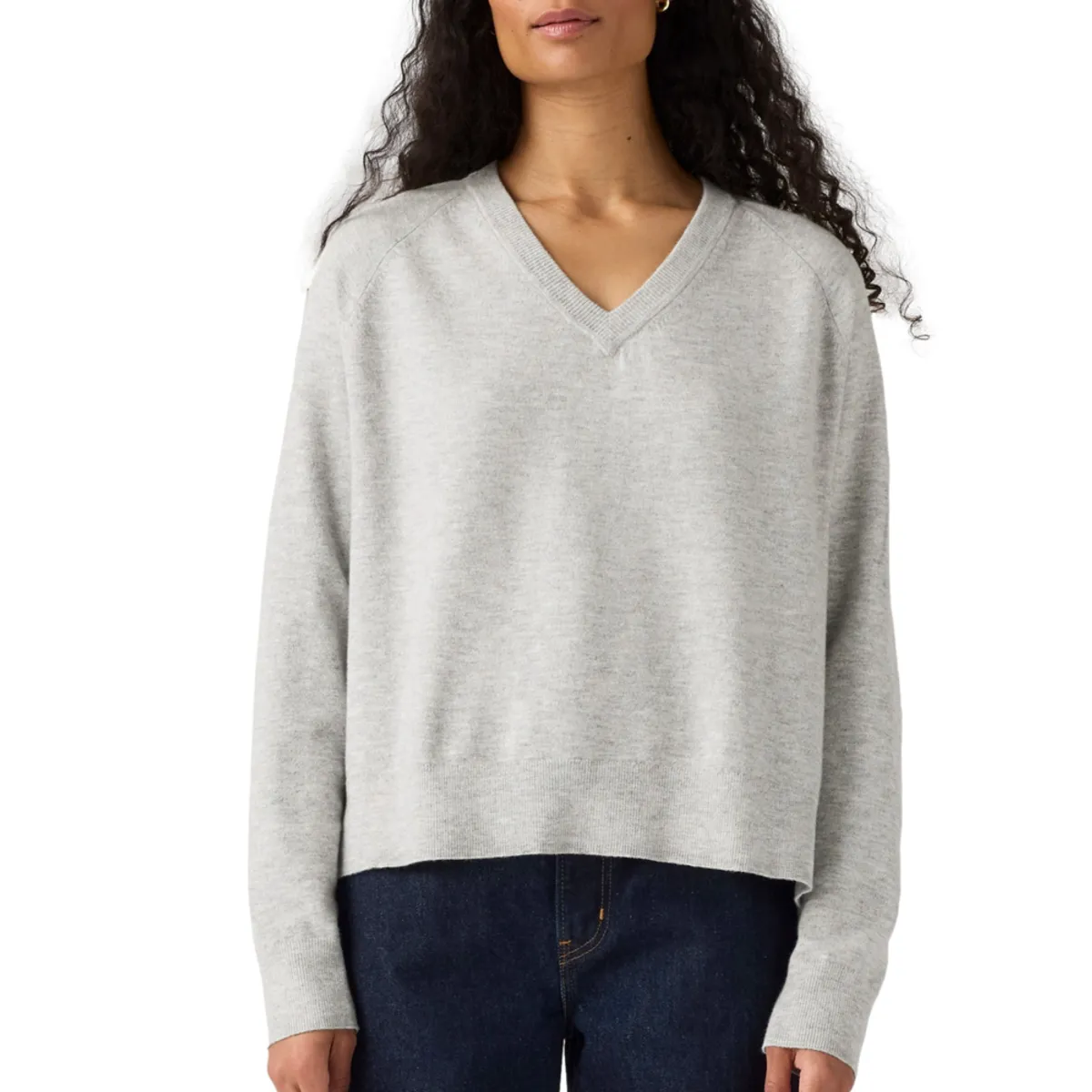 LEVIS - Sweater Mujer Tara Super Soft Gris Levis