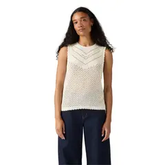 LEVIS - Sweater Mujer Adrienne Crochet Tank Blanco