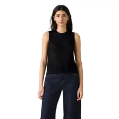 LEVIS - Sweater Mujer Adrienne Crochet Tank Negro
