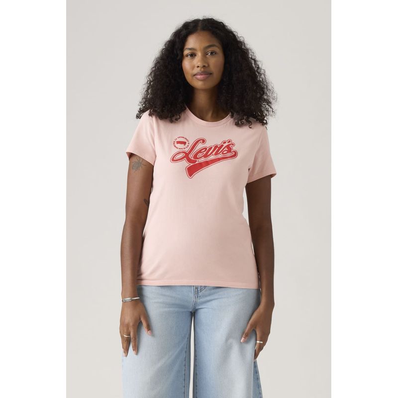 LEVIS - Polera Mujer The Perfect Tee Rosado Levis