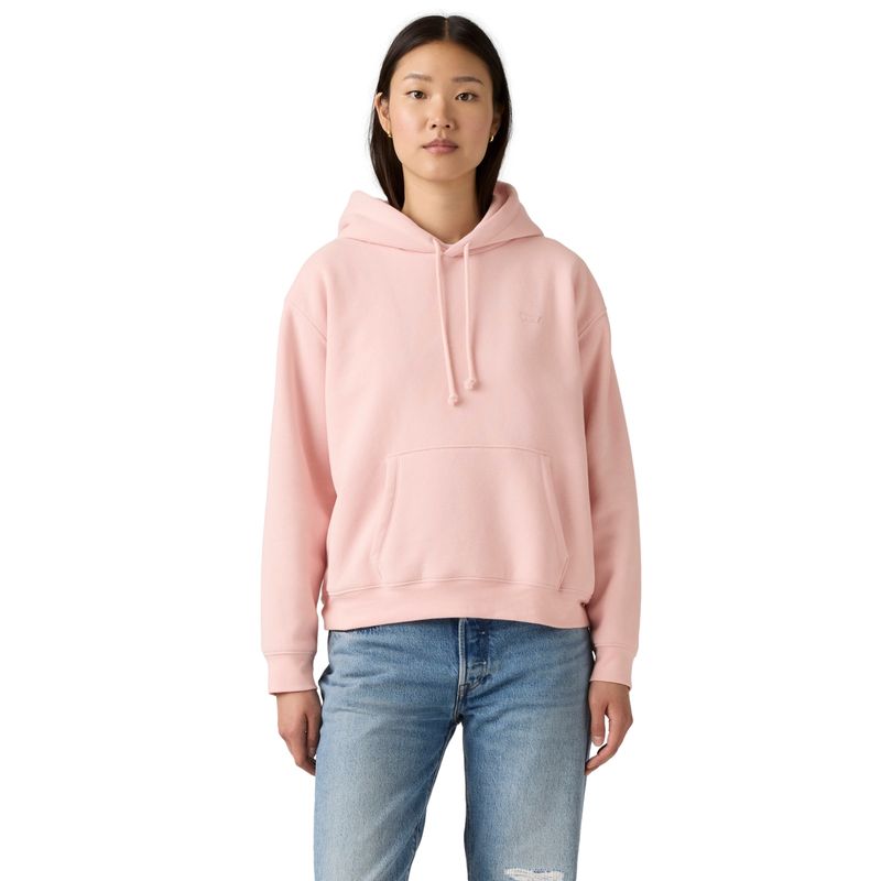 LEVIS - Polerón Mujer Everyday Hoodie Rosado Levis