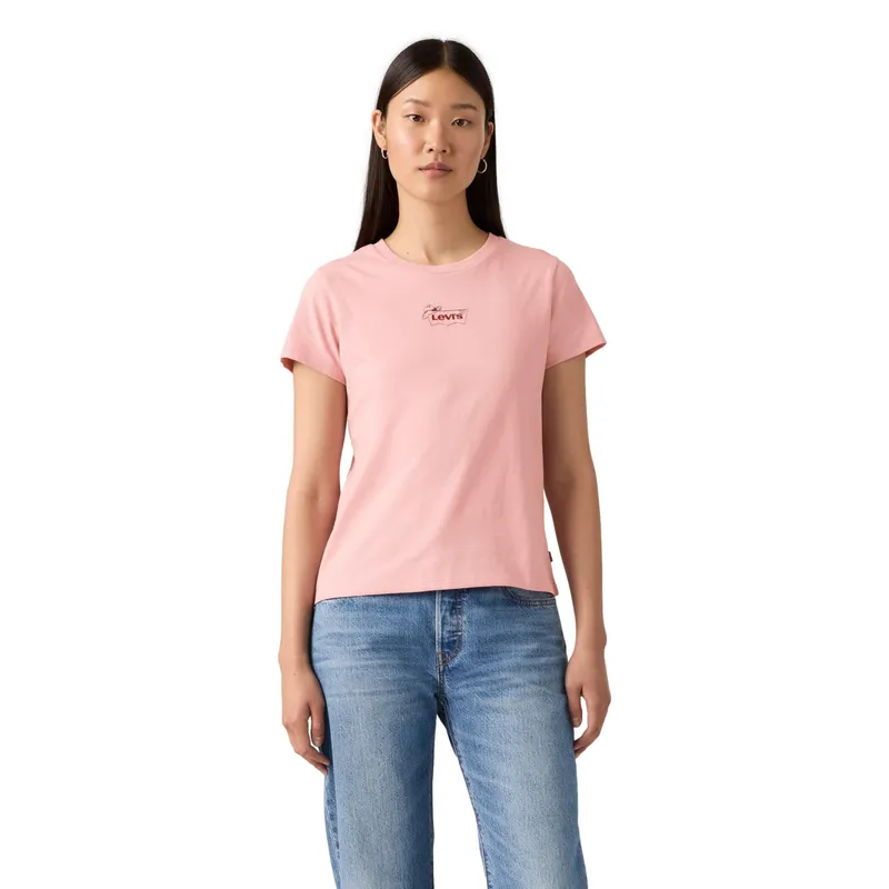 LEVIS - Polera Mujer The Perfect Tee Rosado Levis