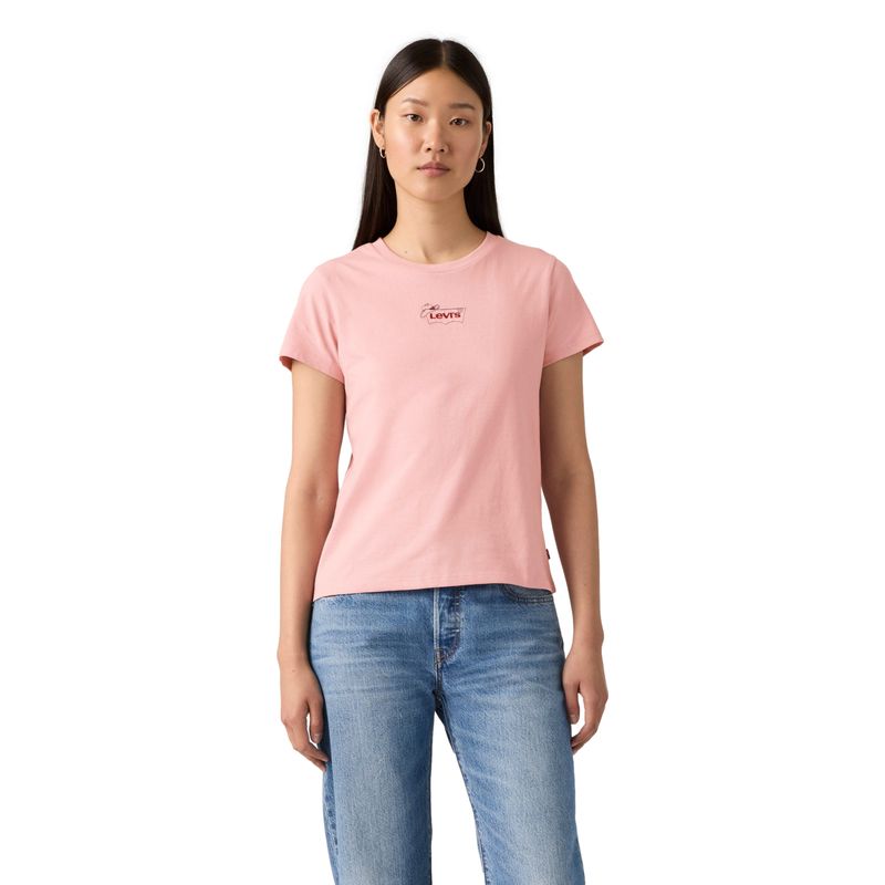 LEVIS - Polera Mujer The Perfect Tee Rosado Levis