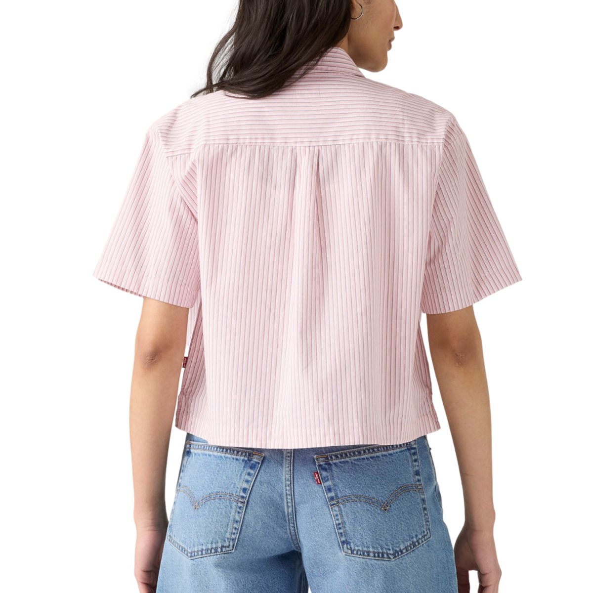 LEVIS - Blusa Mujer Harlie Cropped Shirt Rosado Levis