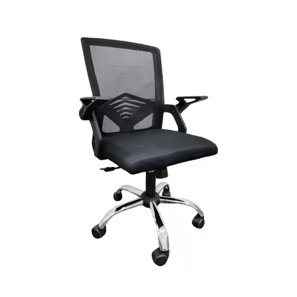 GENERICO - Silla de oficina ejecutiva ergonómica con respaldo de malla negra