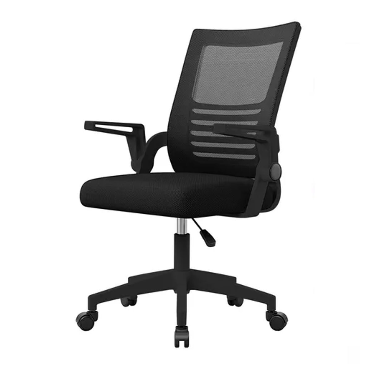 GENERICO - Silla de escritorio Emilia ergonómica acolchada color negro