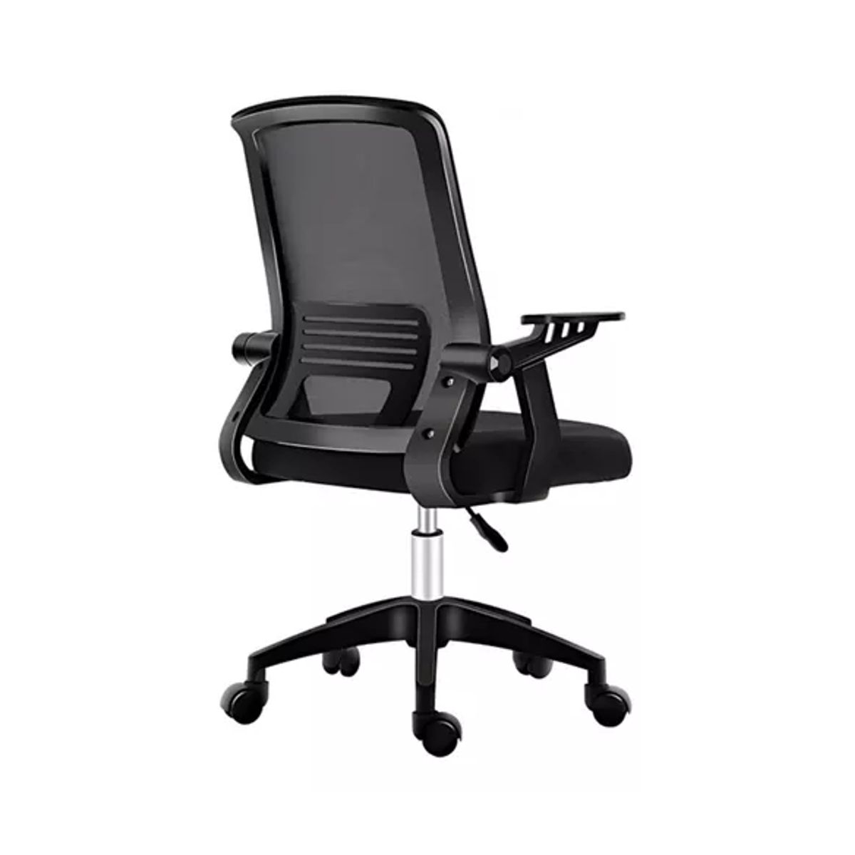 GENERICO - Silla de escritorio Crusec ergonómica con tapizado de mesh negra