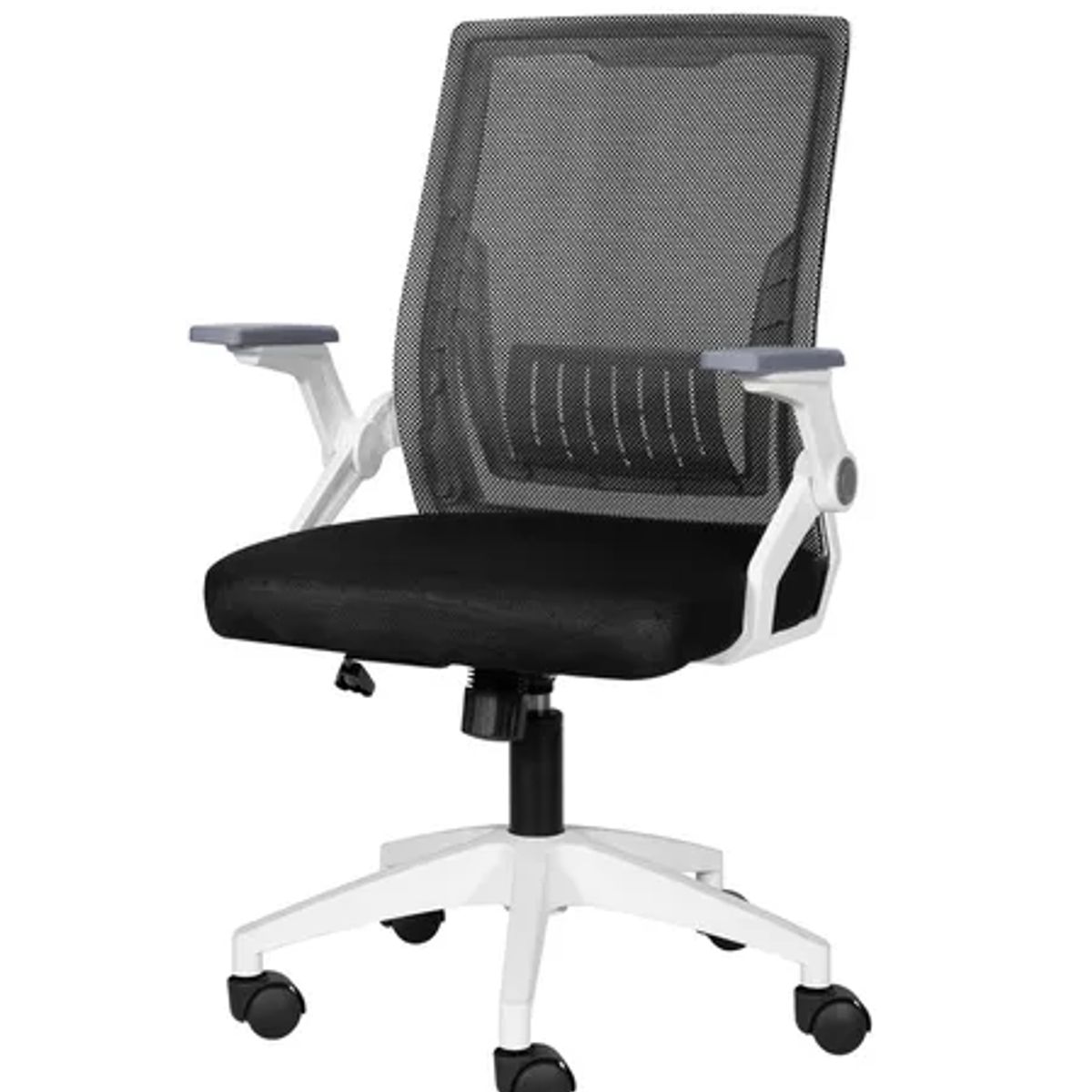 GENERICO - Silla ergonómica-oficina Carla giratoria con asiento de memoria negra