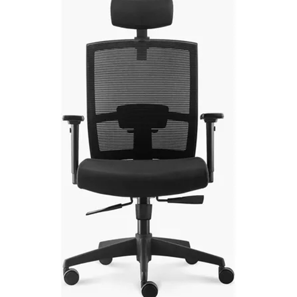 GENERICO - Silla de oficina Taylor Syncro con cabecero color negro