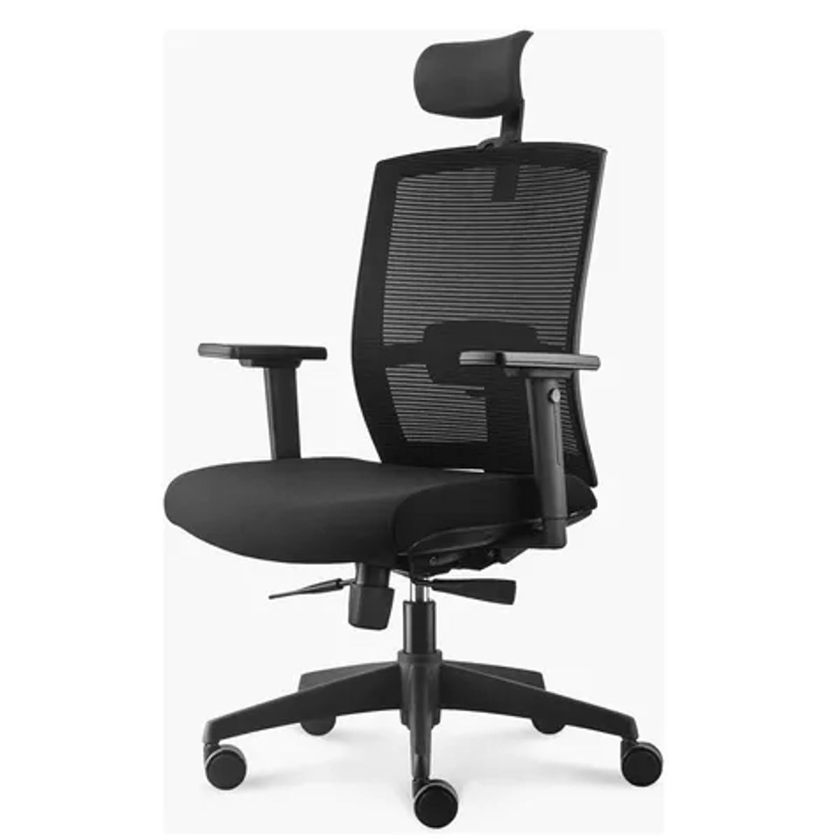 GENERICO - Silla de oficina Taylor Syncro con cabecero color negro