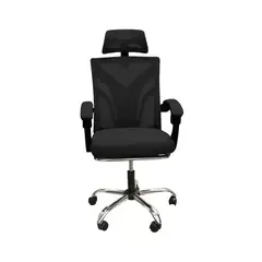 GENERICO - Silla ejecutiva de escritorio ergonómica Lumax Clyde color negro
