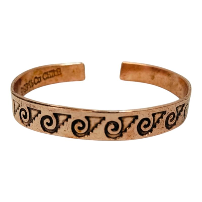 GENERICO - Pulsera De Cobre Puro Artesania Chilena Etnica Dolor Mas Bolsa