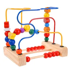 GENERICO - Laberinto de Cuentas Montessori de Madera