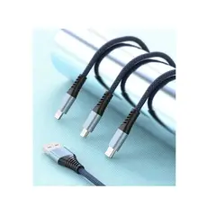 MASTER G - Cable 3 En 1 Compatible Con Iphone, Micro y Tipo C Master-G