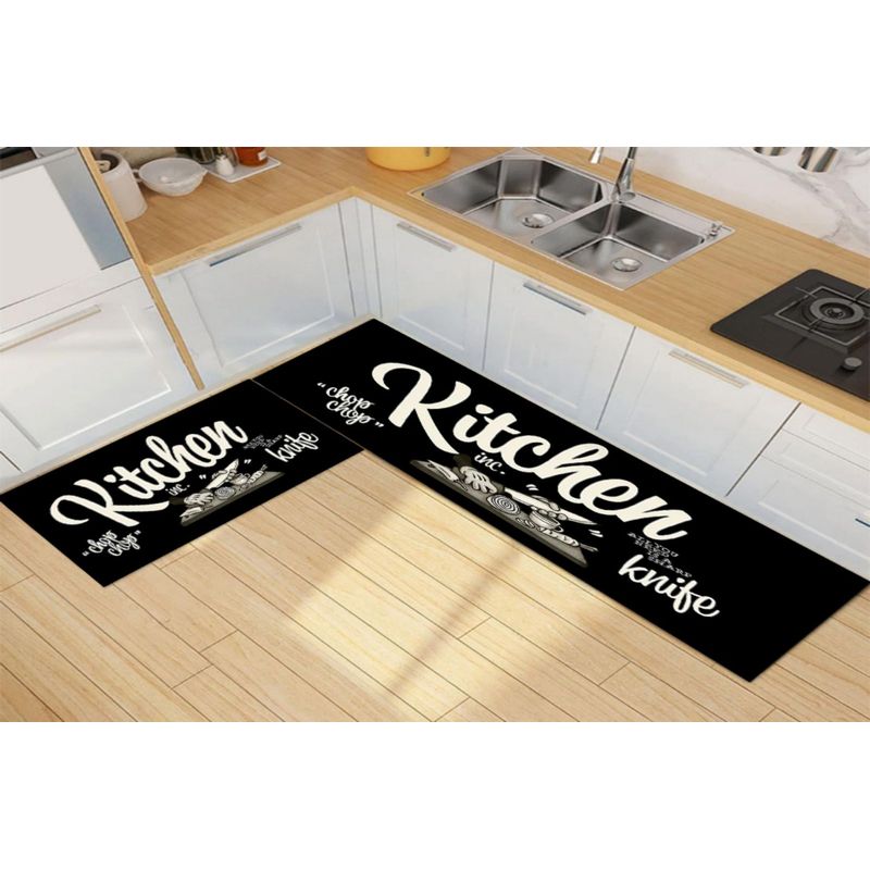 GENERICO - Pack de 2 Alfombras Para Cocina Diseños Modernos y Antideslizante