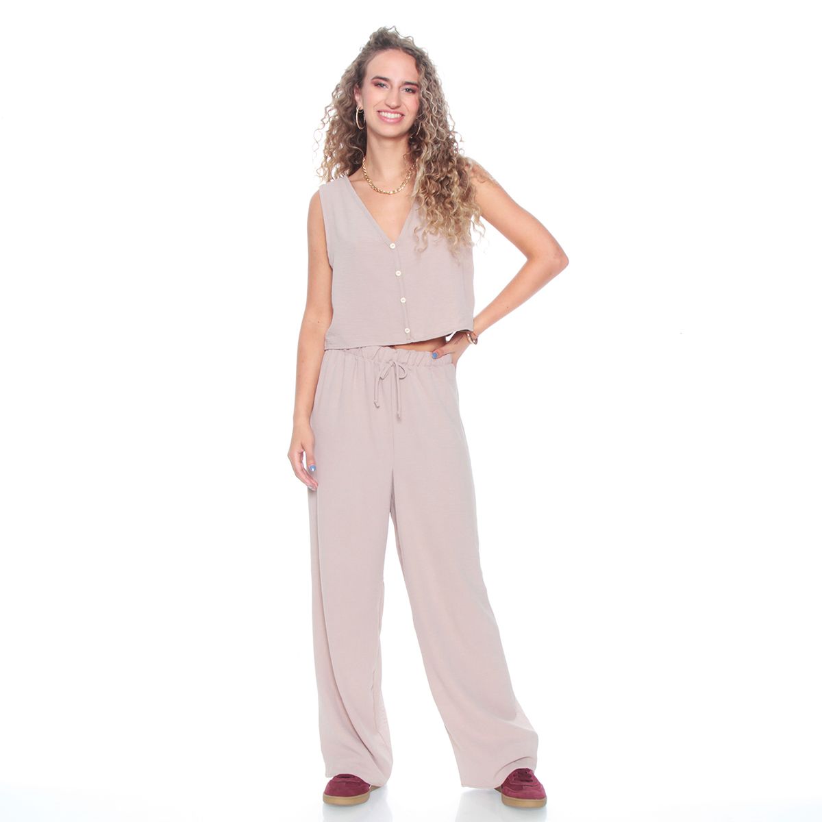 WADOS - CONJUNTO VEST Y PAMNTALON SOLIDO