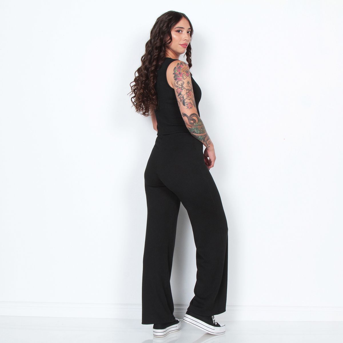 WADOS - CONJUNTO VEST Y PANTALON SOLIDO