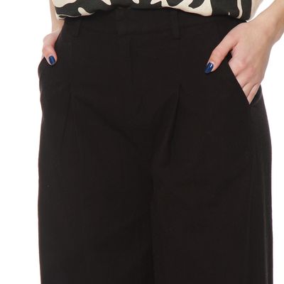 Imagen 2 del producto PANTALON WIDE LEG LINO TIRO ALTO PRETINA BASICA
