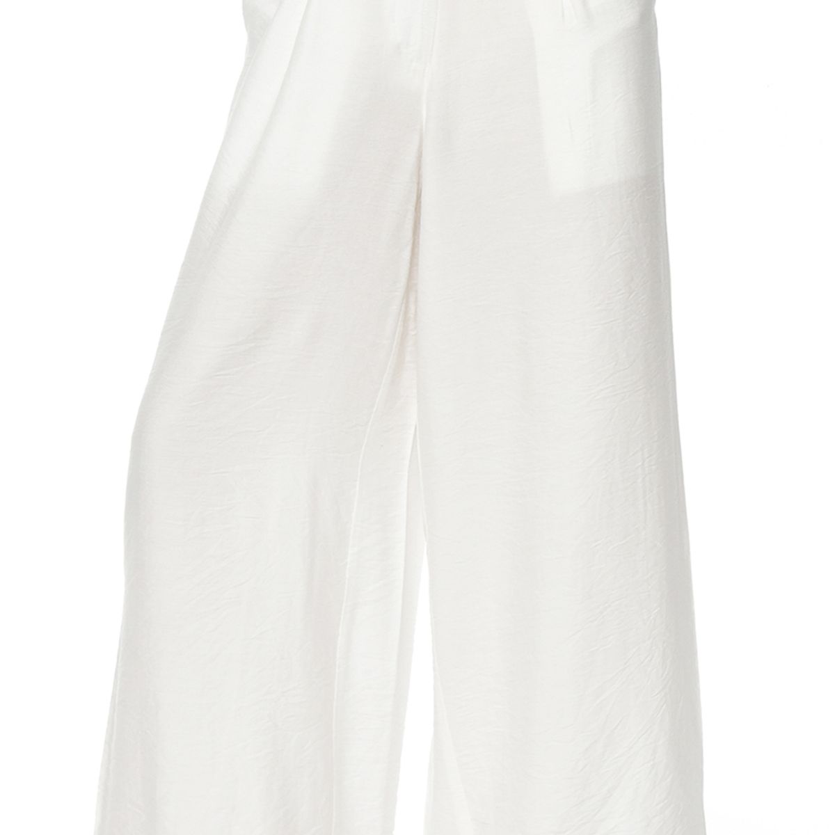 WADOS - PANTALON WIDE LEG TIRO ALTO PRETINA BASICA 1 BOTON