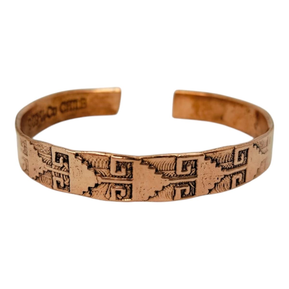 GENERICO - Pulsera De Cobre Puro Artesania Chilena Etnica Dolor Mas Bolsa