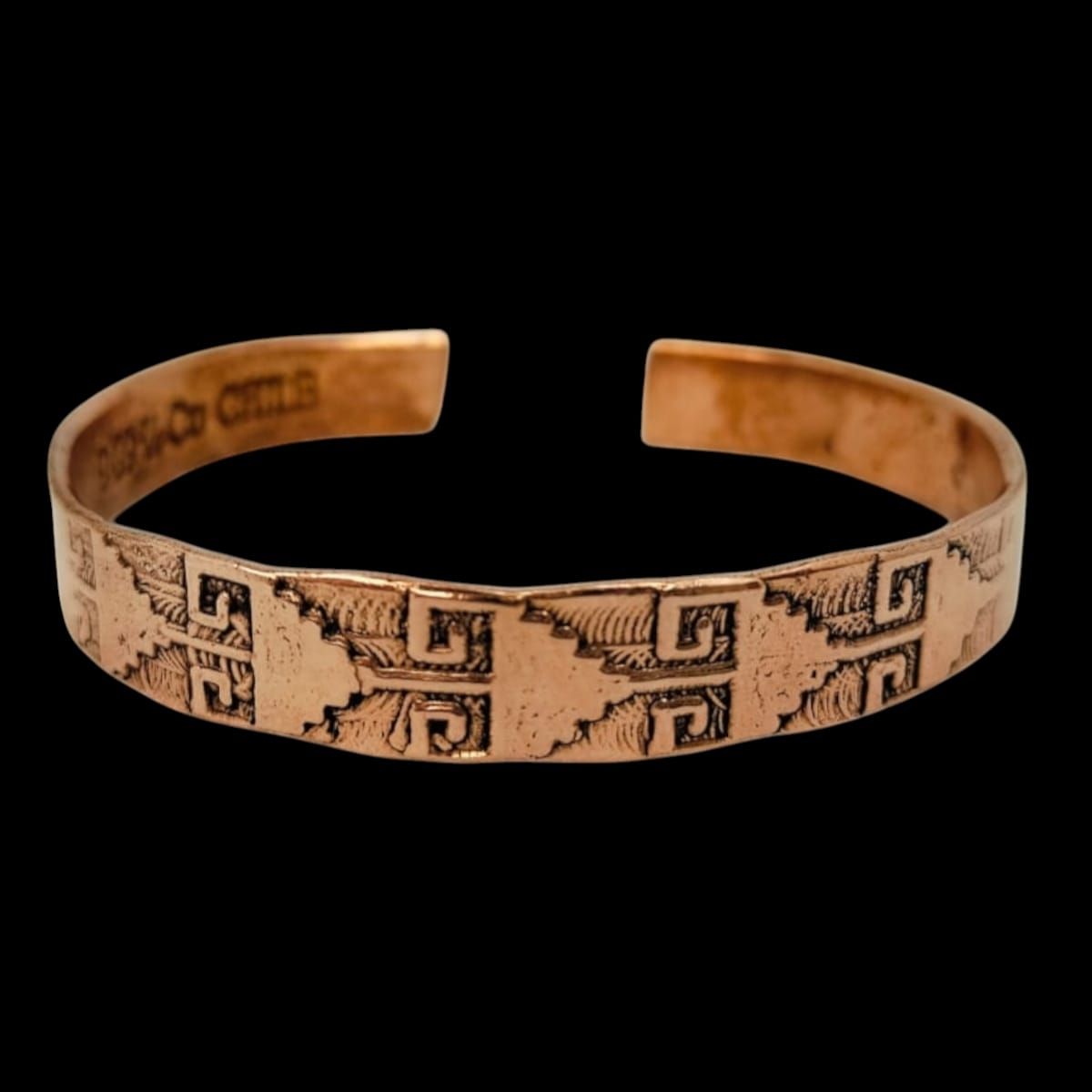 GENERICO - Pulsera De Cobre Puro Artesania Chilena Etnica Dolor Mas Bolsa