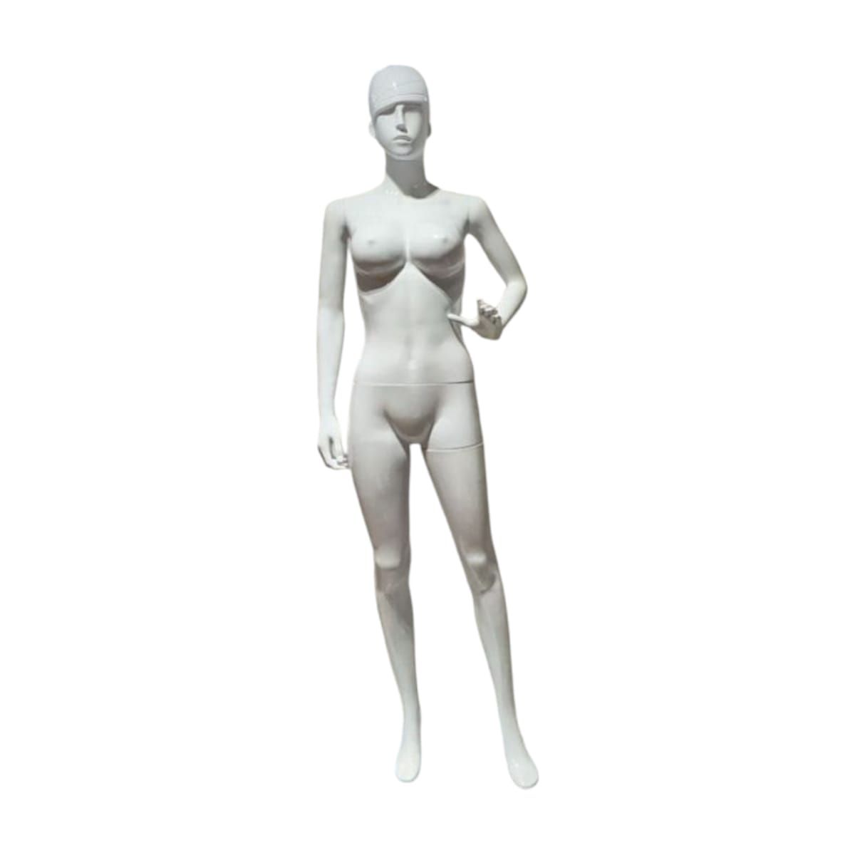 GENERICO - Maniqui Femenino Blanco Cuerpo Completo Gms