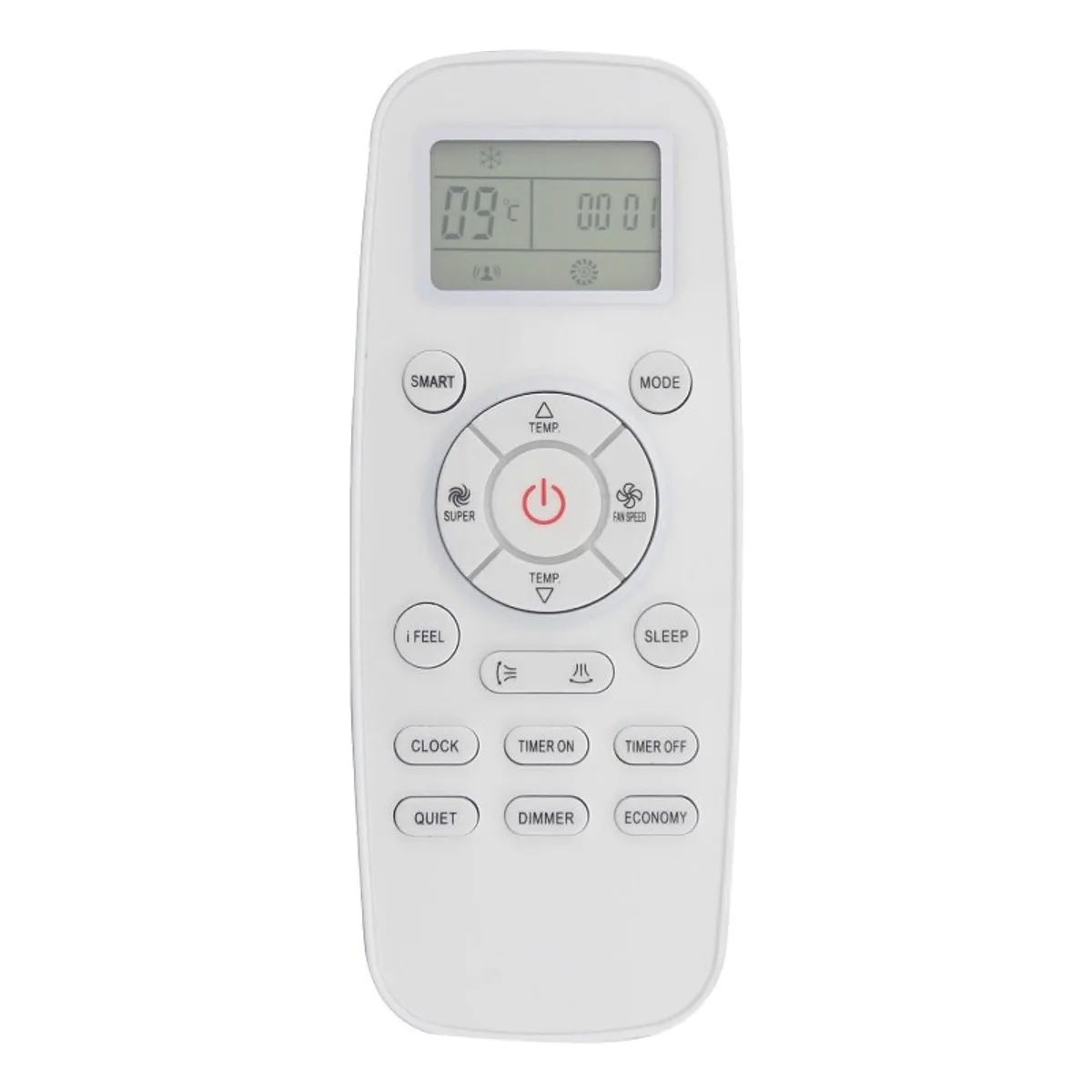 GENERICO - Control Remoto Para Clark Inverter Hisense 12000 9000 18000