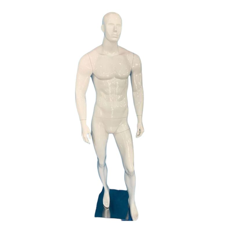 GENERICO - Maniqui Masculino Blanco Cuerpo Completo Gms