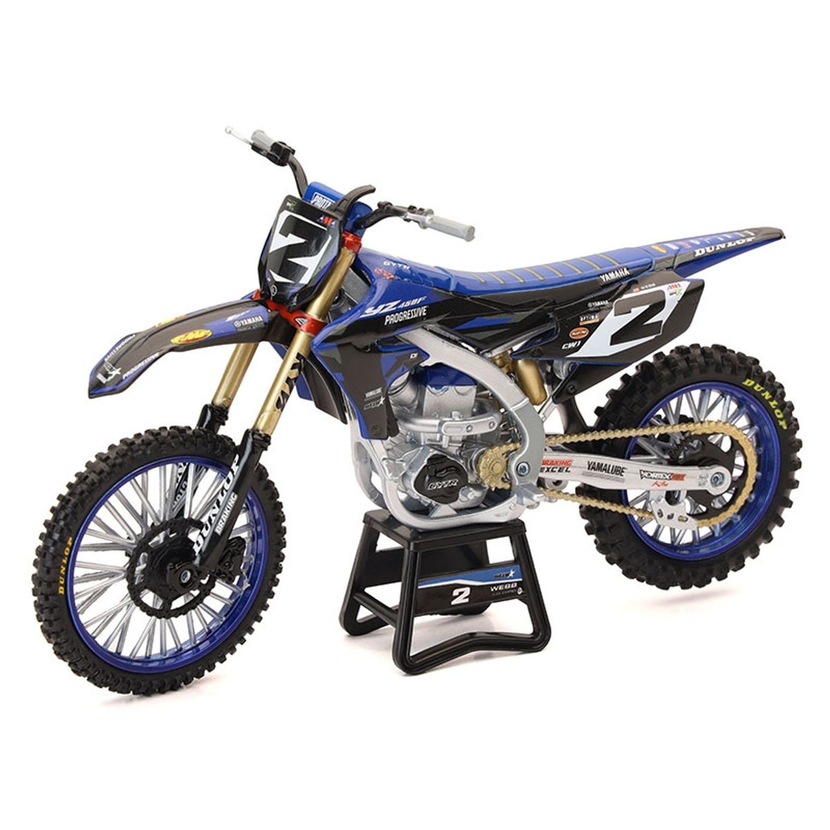 GENERICO - NEWRAY 58483 1-12 YAMAHA YZ 450 F STAR RACING TEAM BIKE (