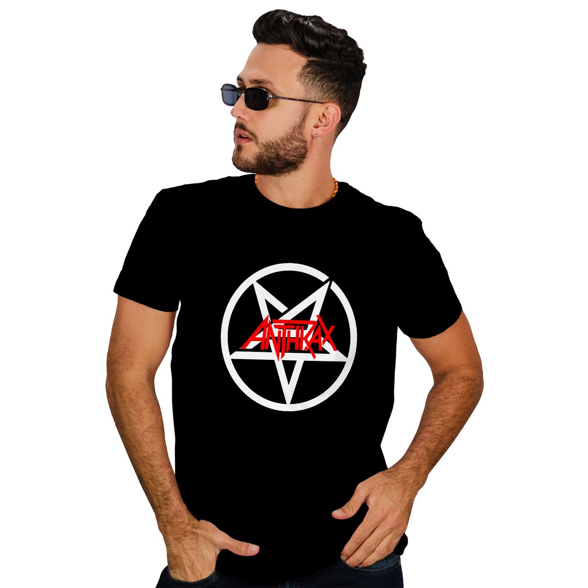 ROLY - Polera hombre Anthrax metal rock