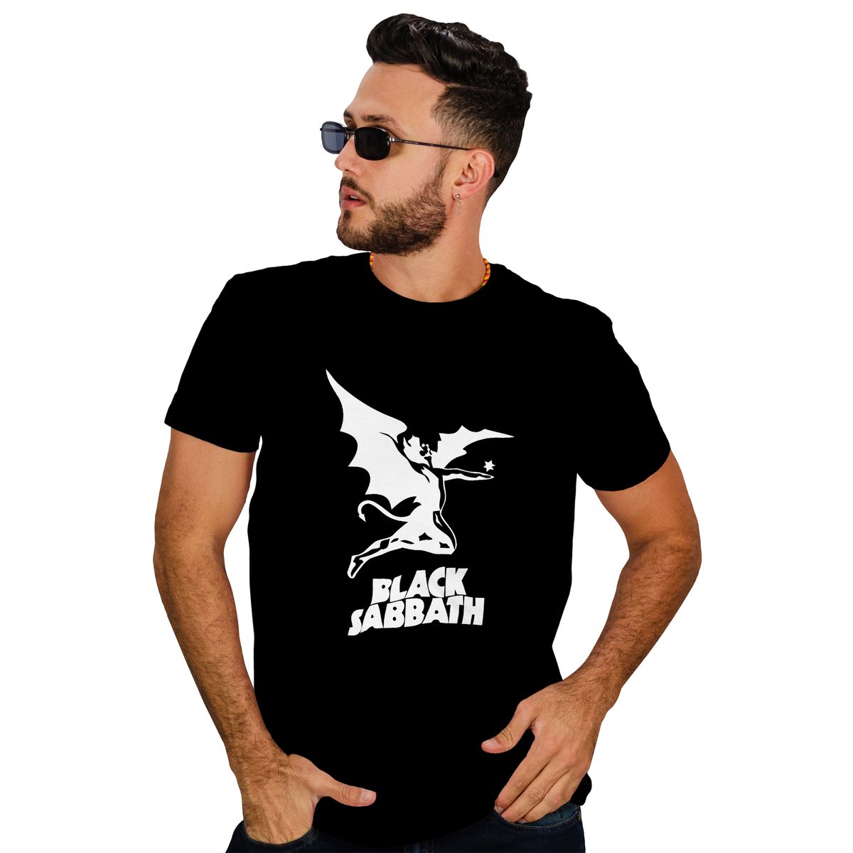 ROLY - Polera hombre Black sabbath metal rock