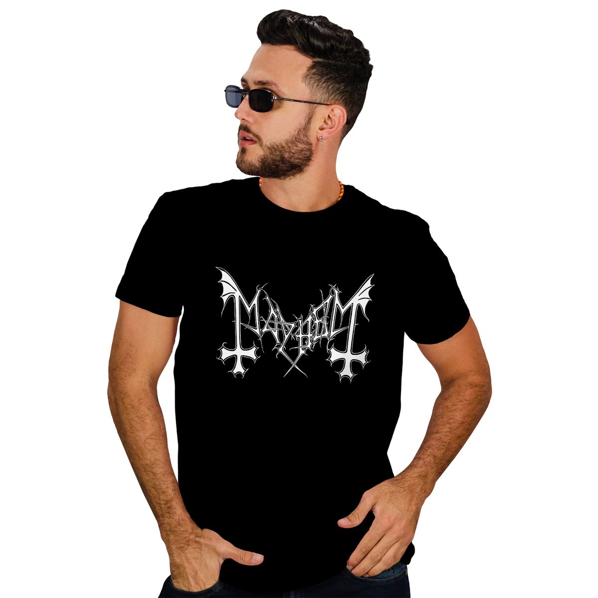 ROLY - Polera hombre Mayhem metal rock