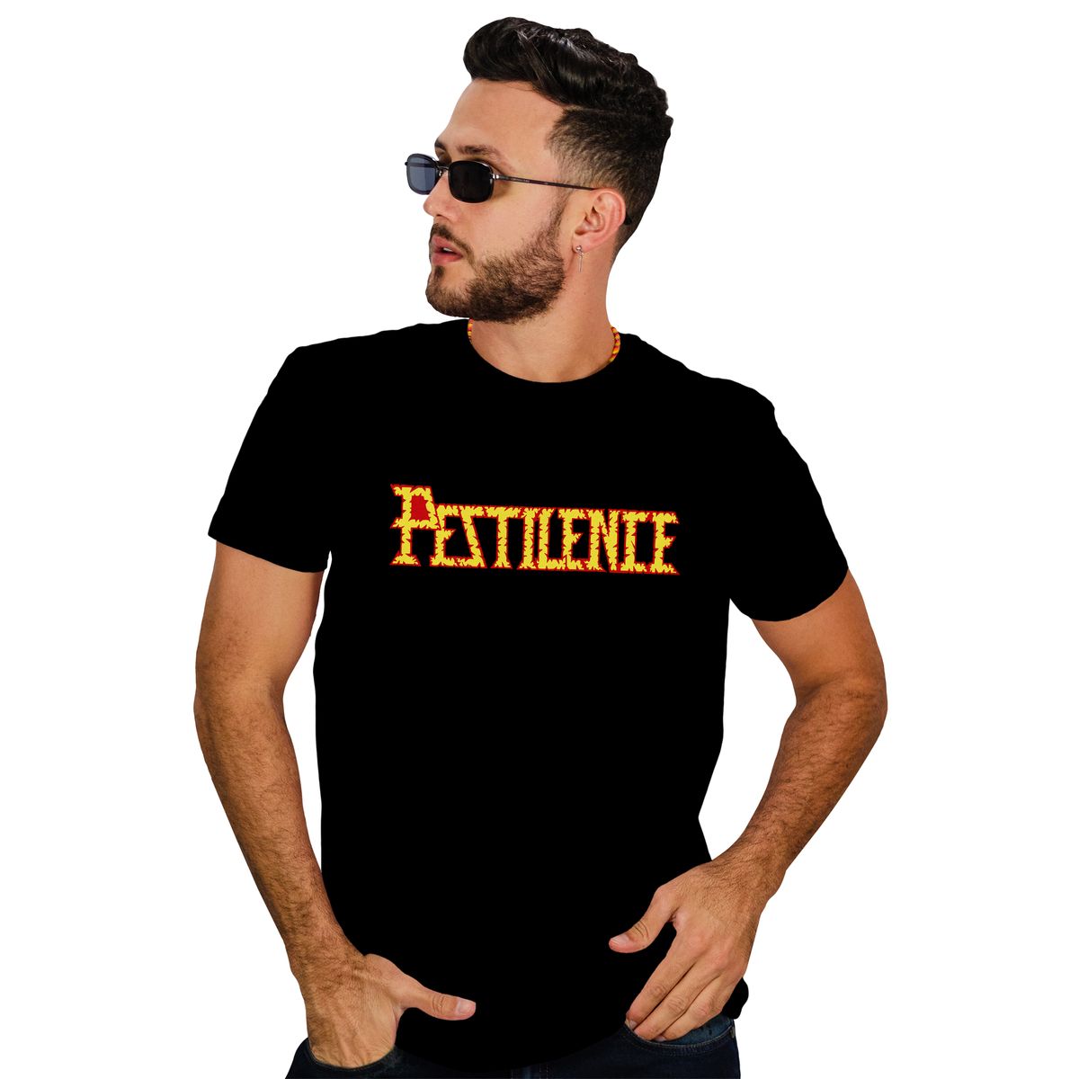 ROLY - Polera hombre Pestilence metal rock