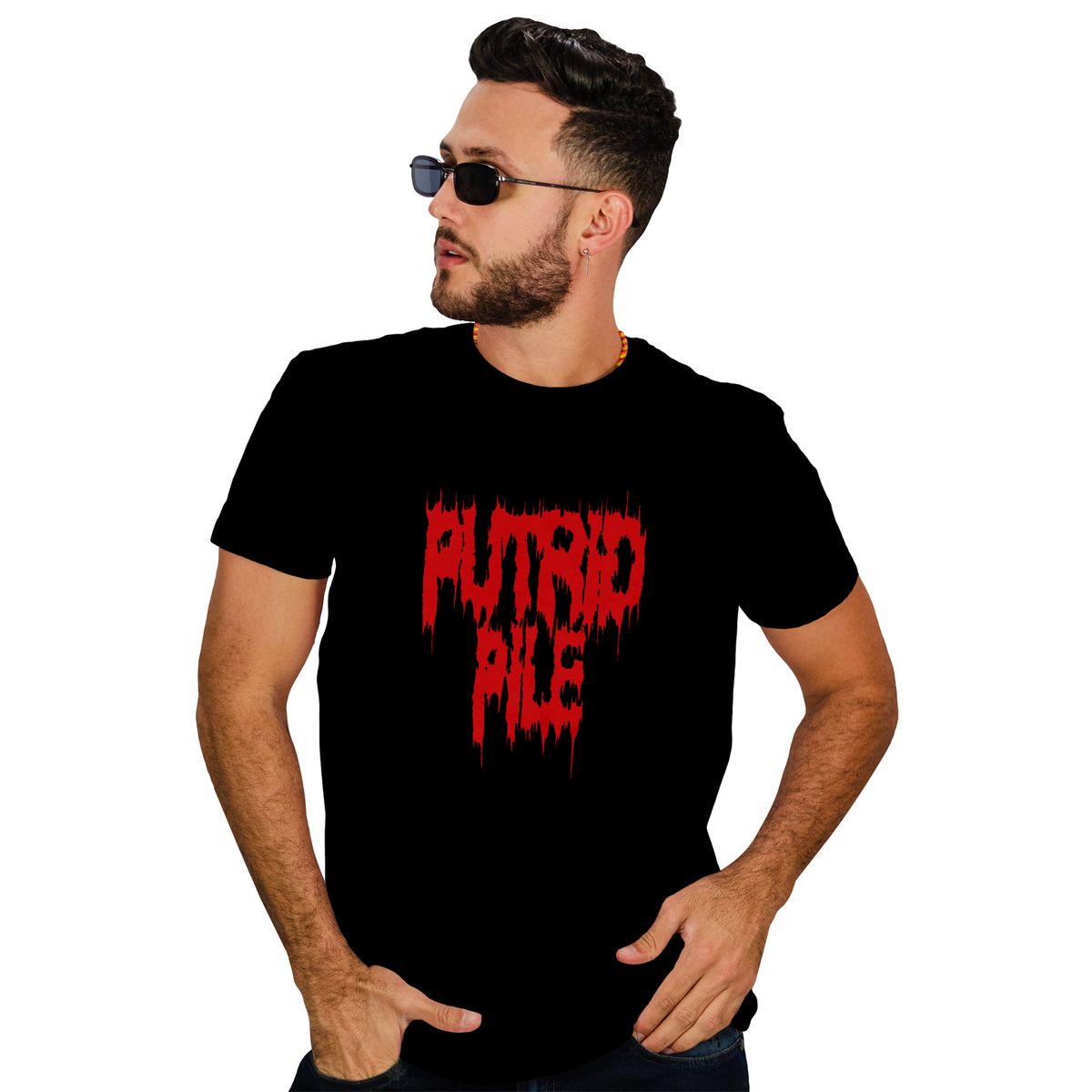 ROLY - Polera hombre Putrid pile metal rock