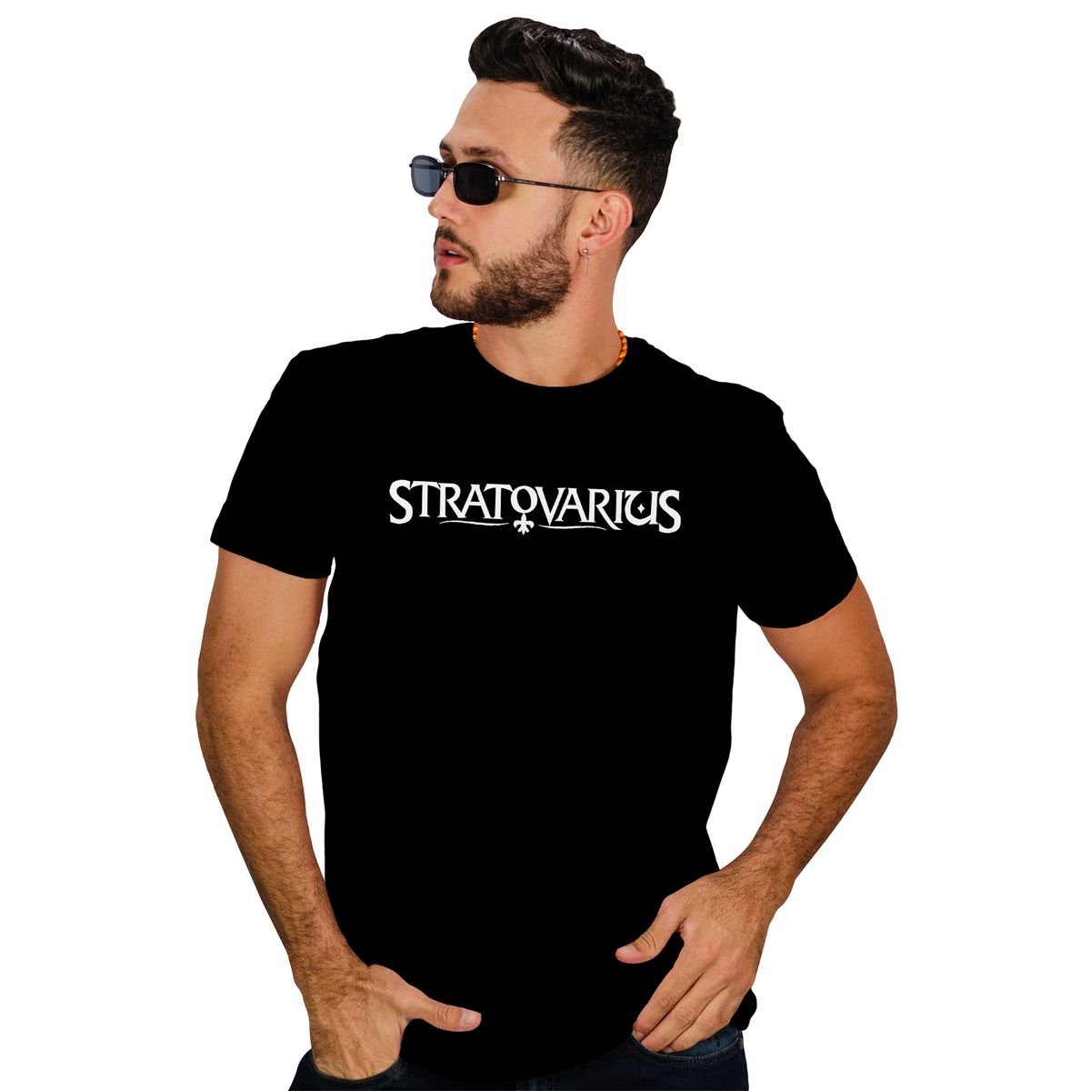 ROLY - Polera hombre Stratovarius metal rock
