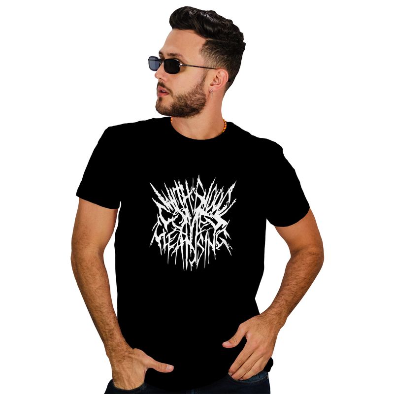 ROLY - Polera hombre With Blood Comes Cleansing metal rock
