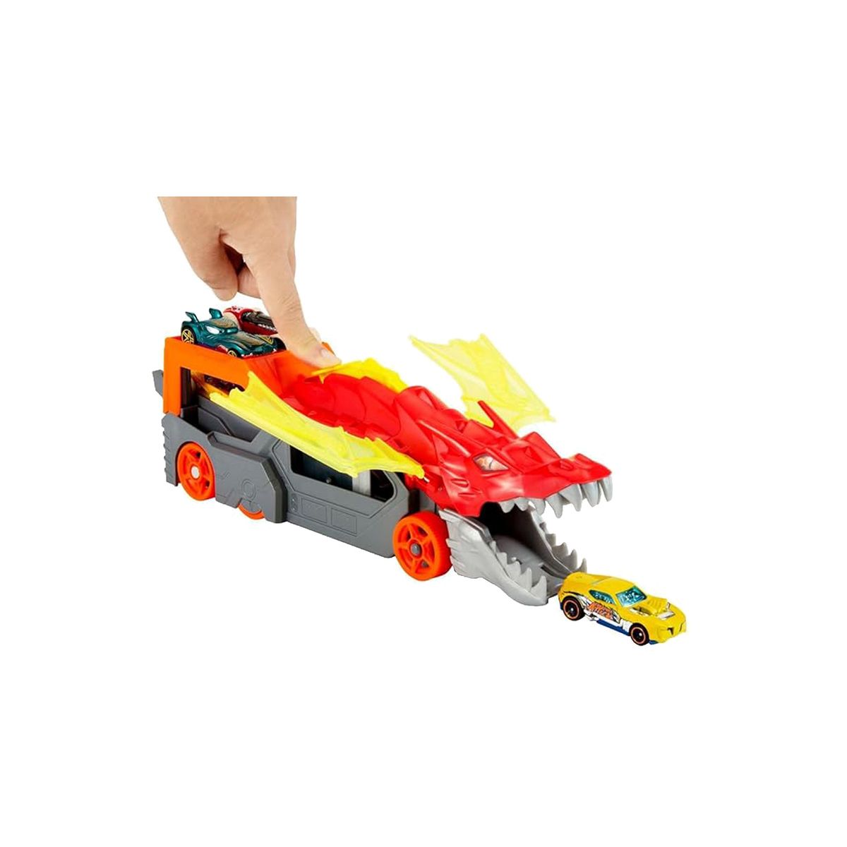 MATTEL - Pista Hot Wheels Remolque Dragon Mattel Original