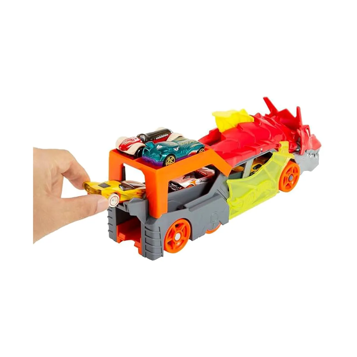 MATTEL - Pista Hot Wheels Remolque Dragon Mattel Original