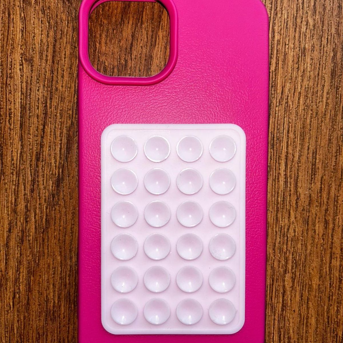 GENERICO - Carcasa Con Ventosa Para Pegar En Vidrios En Tendencia 13 Pro - 14 Pro - 15 Pro