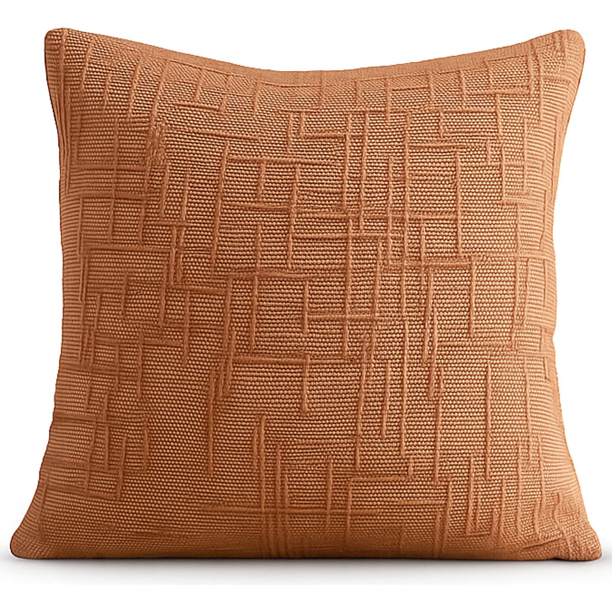 ARMONIA - Funda de cojín chenille coral decorativa 45x45 suave 744