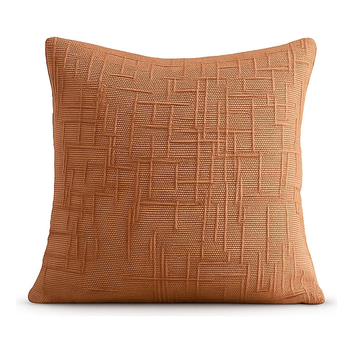 ARMONIA - Funda de cojín chenille coral decorativa 45x45 suave 744