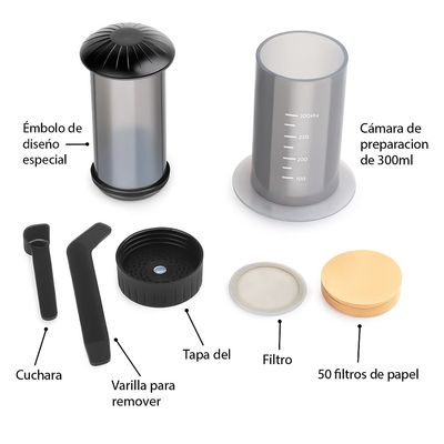 Imagen 2 del producto Cafetera Portatil Icafilas Press Coffee Maker Tipo Aeropress