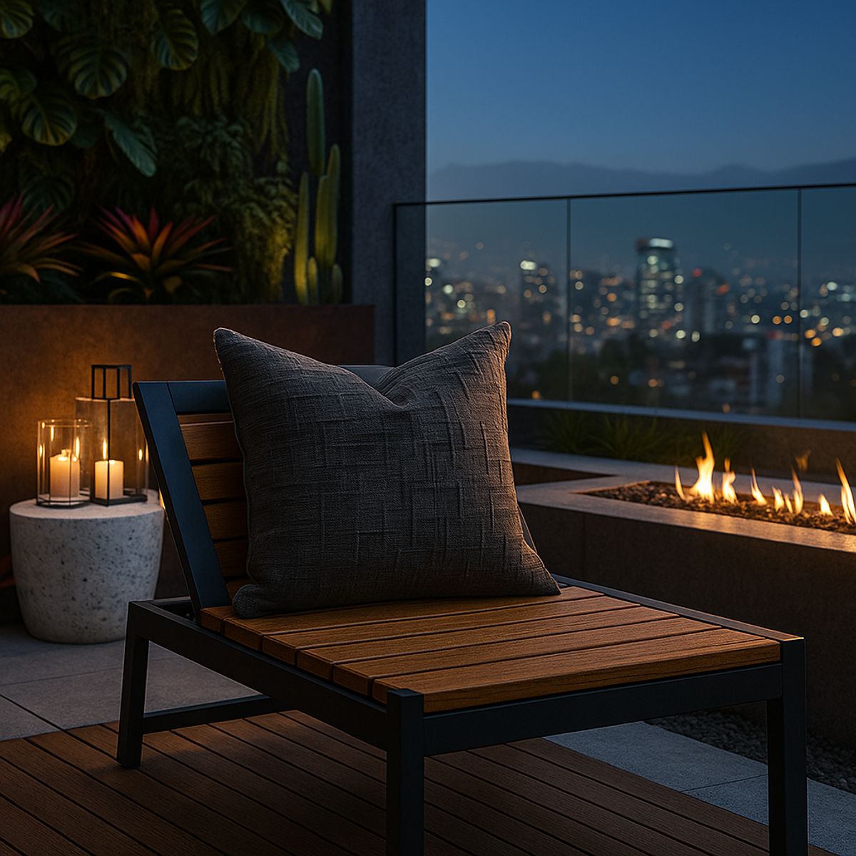 ARMONIA - Cubre cojín gris chenille 45x45 diseño elegante sala CL 744