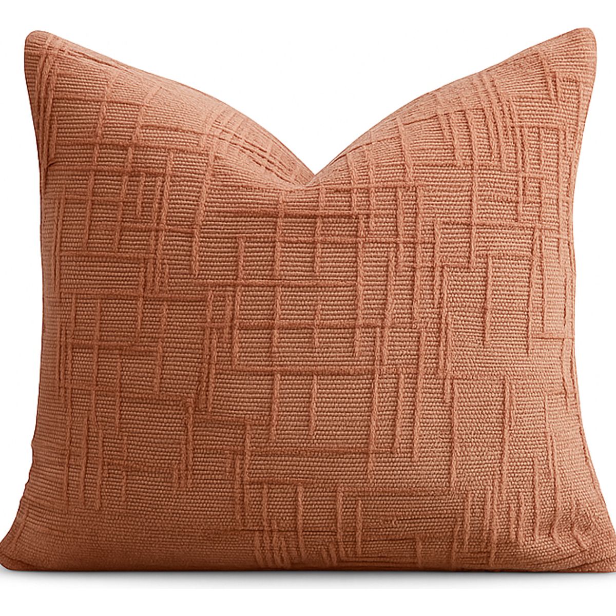 ARMONIA - Cubre cojín coral chenille 45x45 diseño elegante sala CL 744