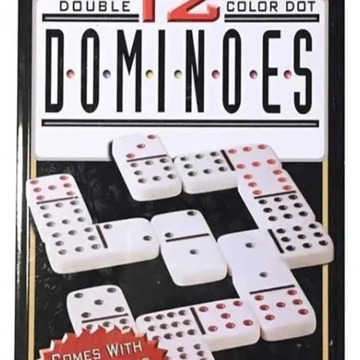 GENERICO - Domino Doble 12-12 Profesional 91 Piezas Para 12 Jugadores, Allinx
